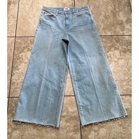 PAIGE Harper Ankle Jeans Kianni Distressed sz 31